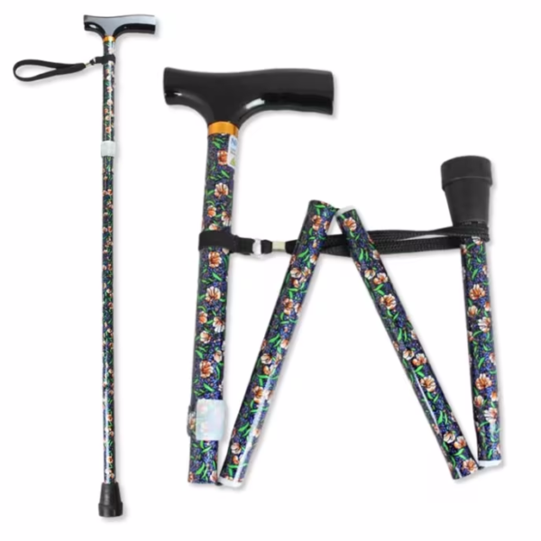 Folding Walking Sticks - Coloured